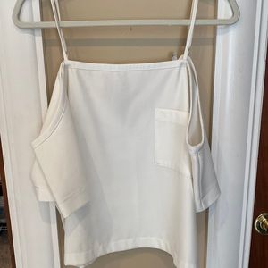 White off the shoulder top